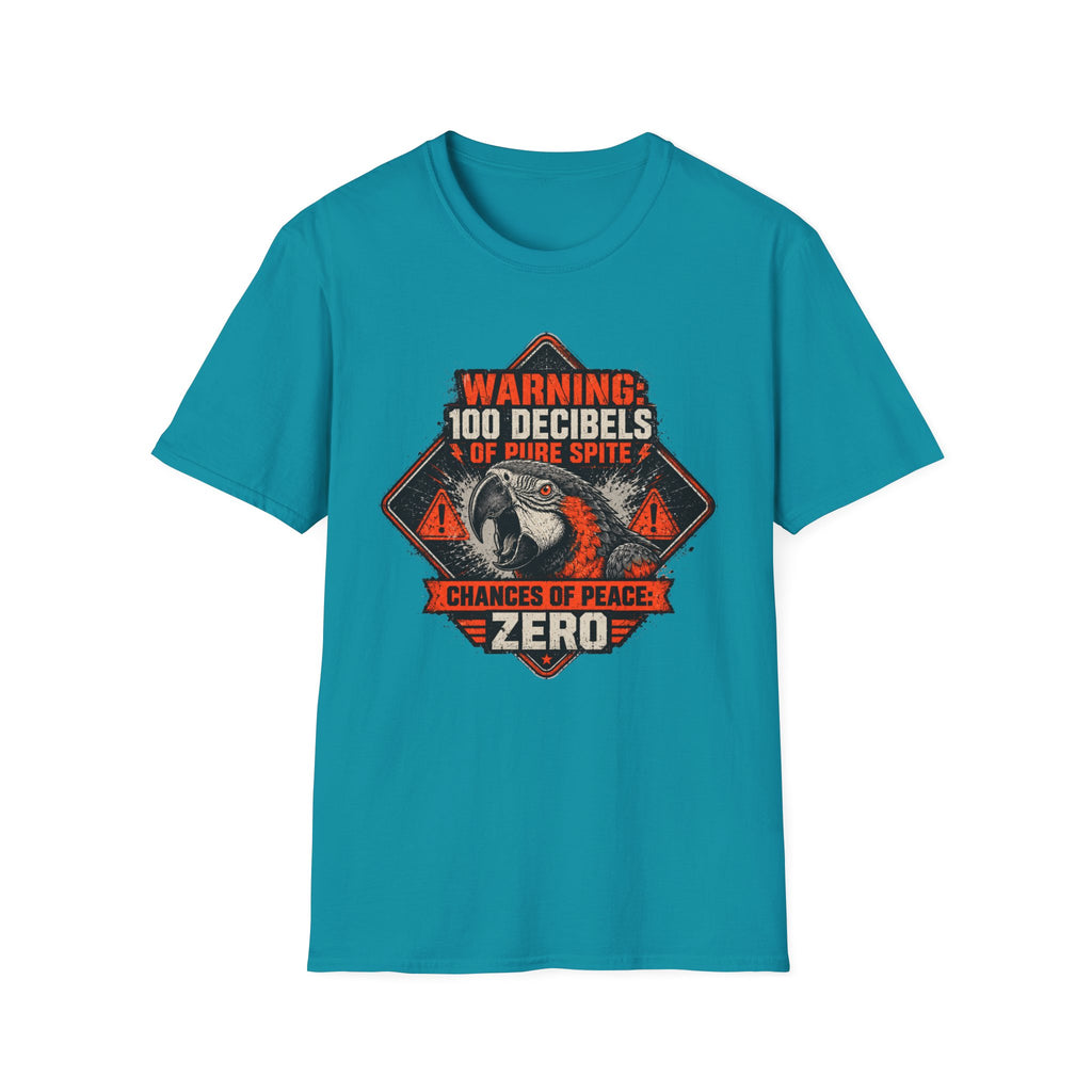 Screaming parrot warning poster T-Shirt
