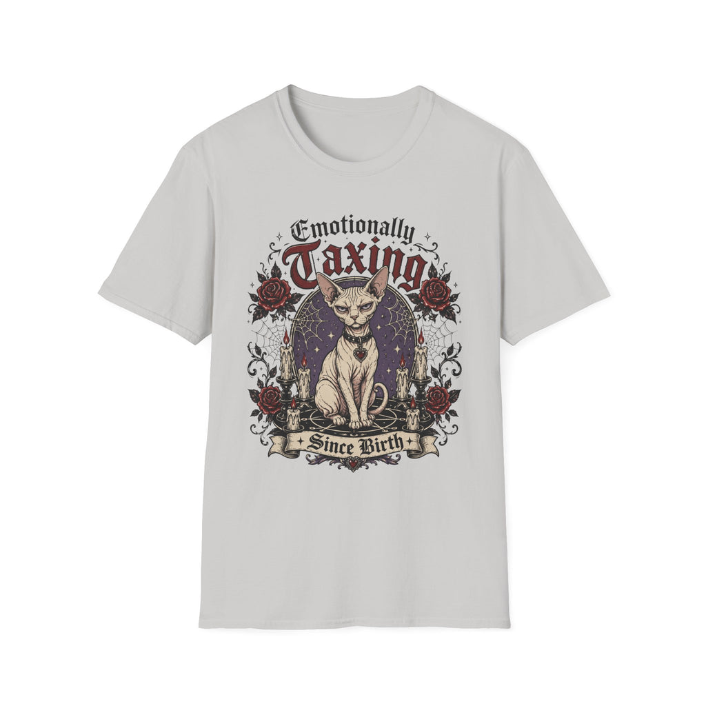 Emotionally taxing with gothic flair T-Shirt