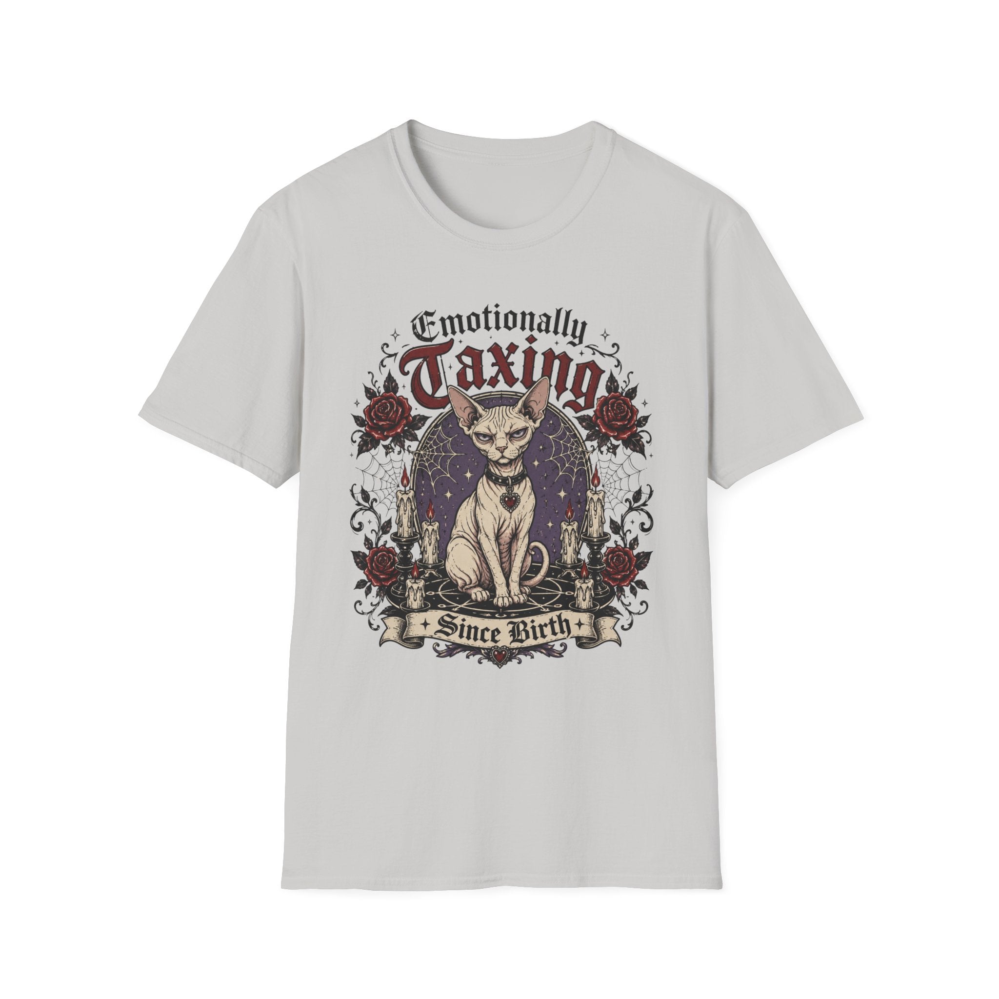 Emotionally taxing with gothic flair T-Shirt