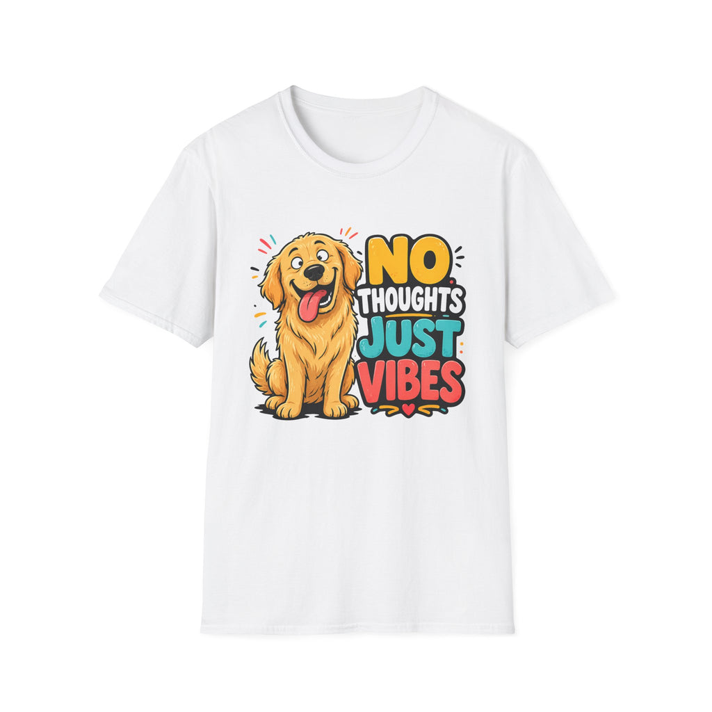 No Thoughts Just Vibes Dog T-Shirt
