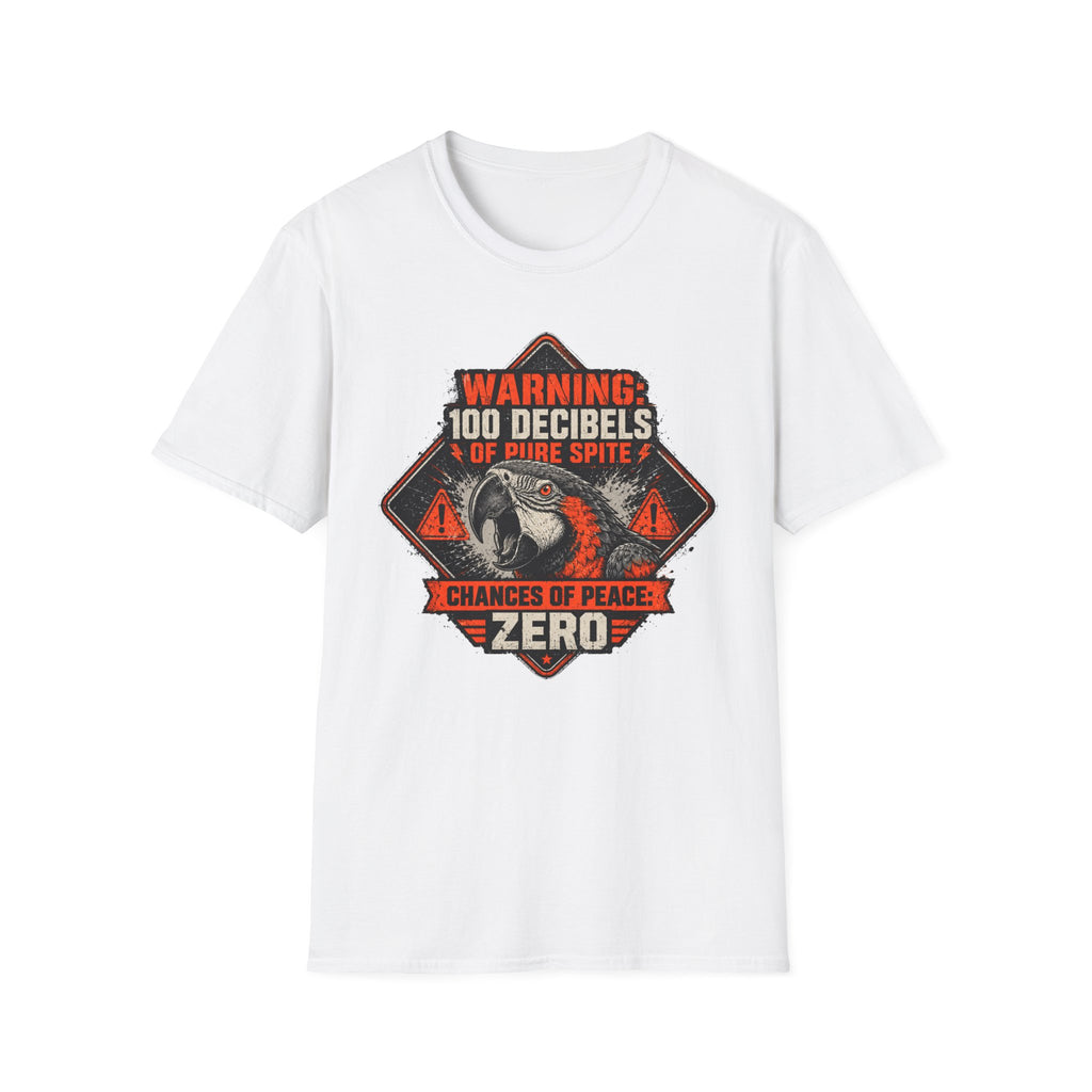 Screaming parrot warning poster T-Shirt