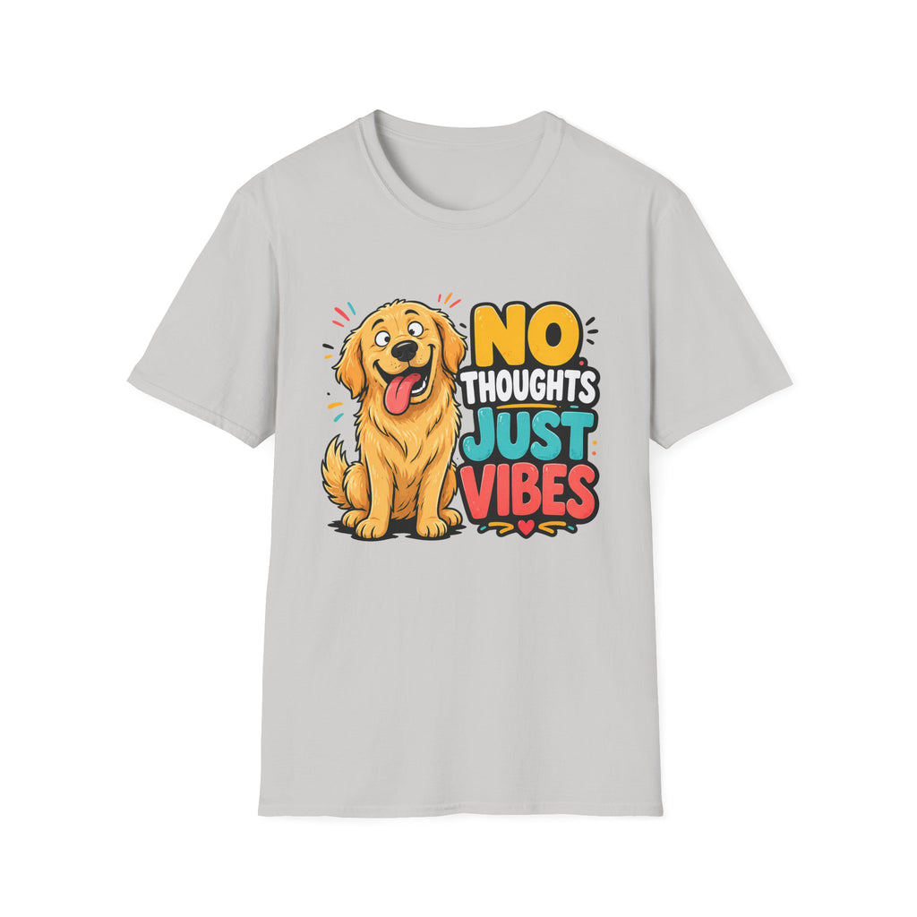 No Thoughts Just Vibes Dog T-Shirt