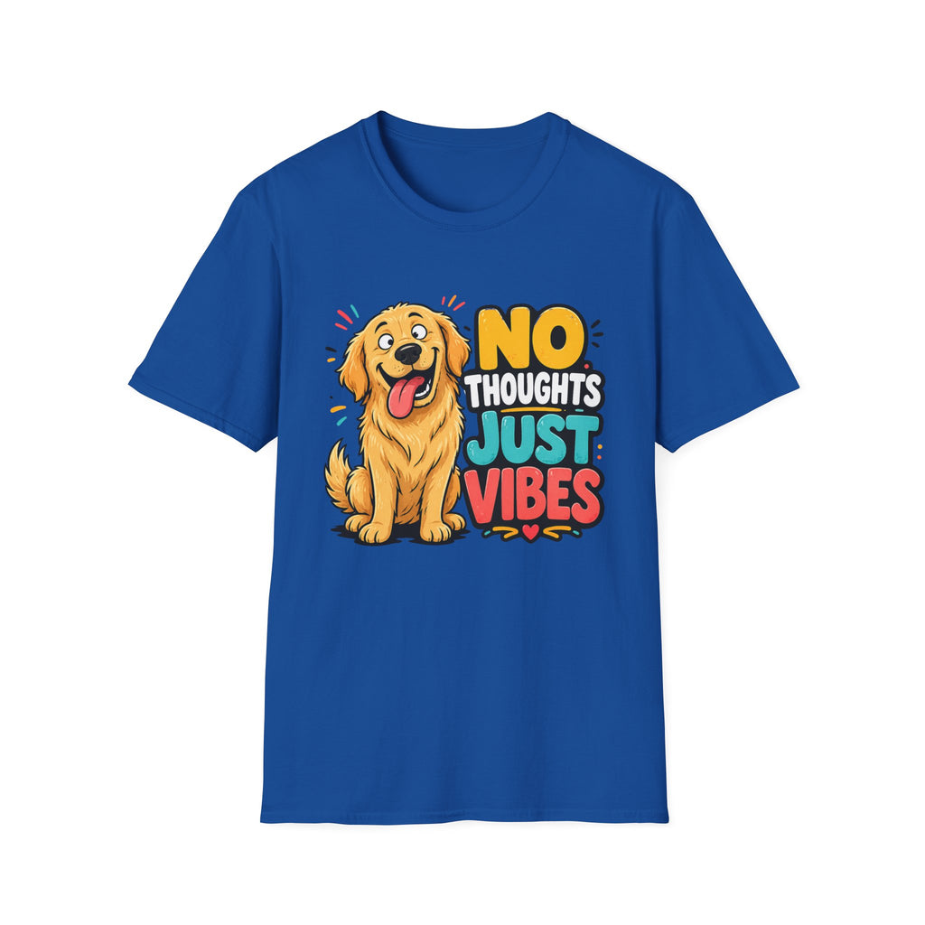 No Thoughts Just Vibes Dog T-Shirt
