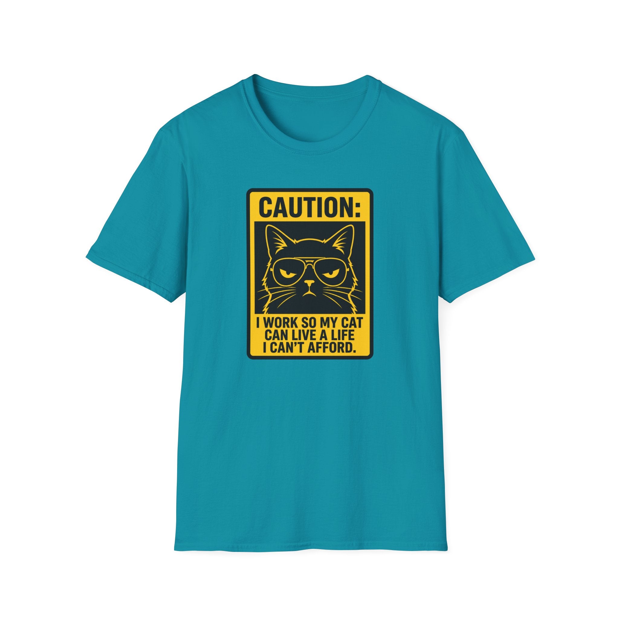 Caution work hard for your cat T-Shirt