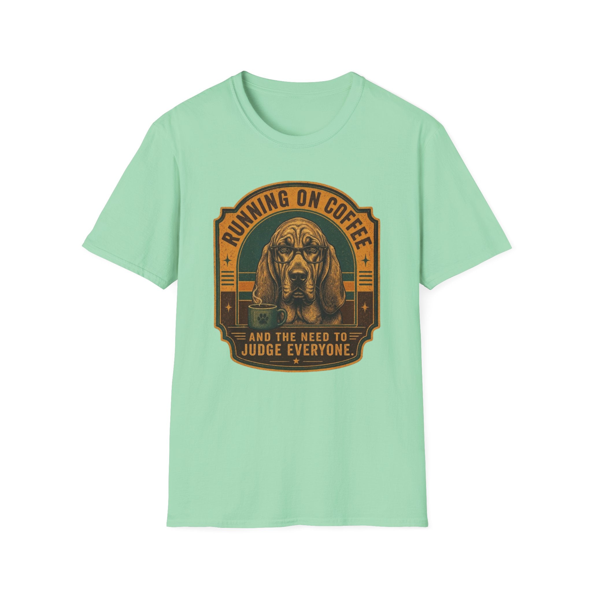 Running on coffee and judgement T-Shirt