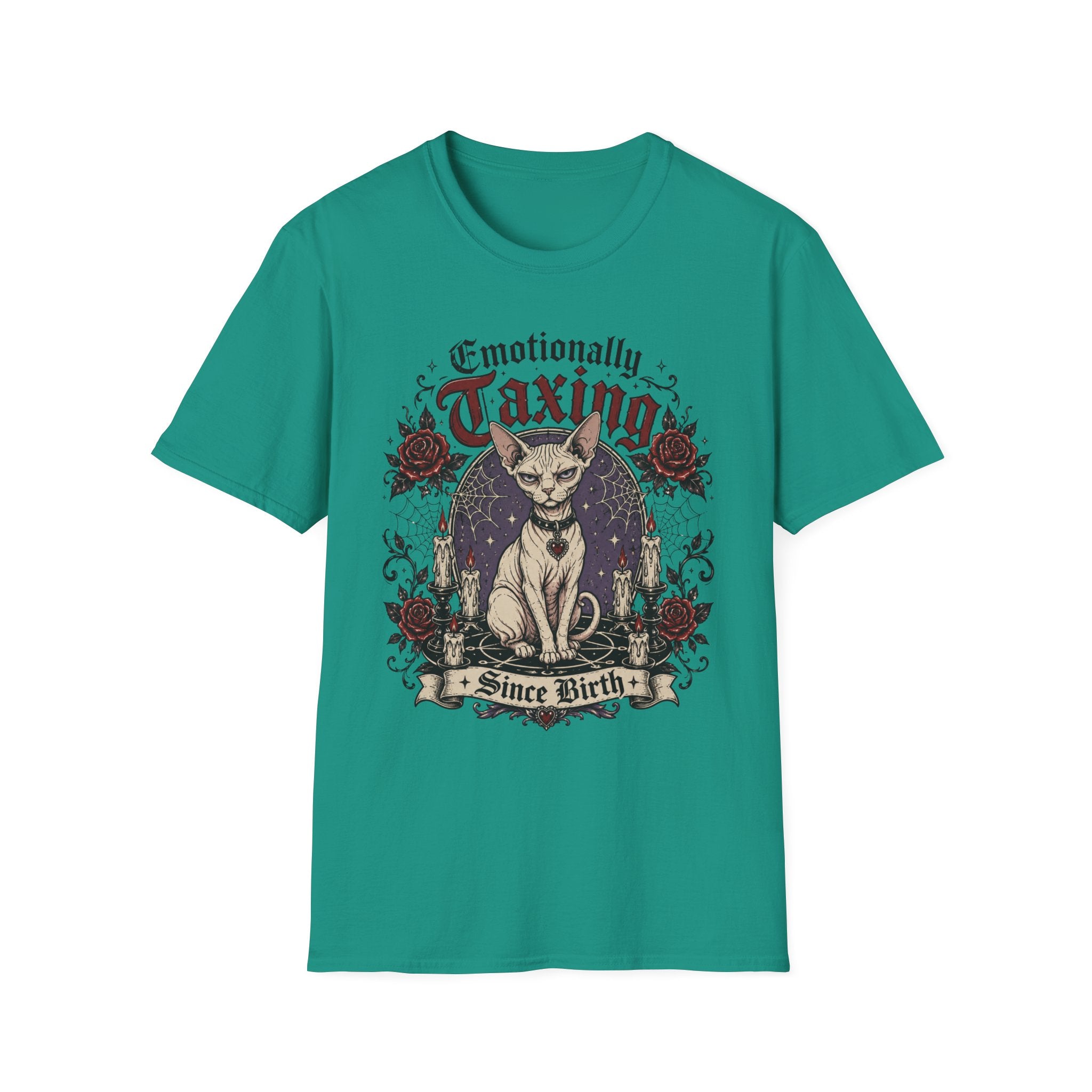 Emotionally taxing with gothic flair T-Shirt