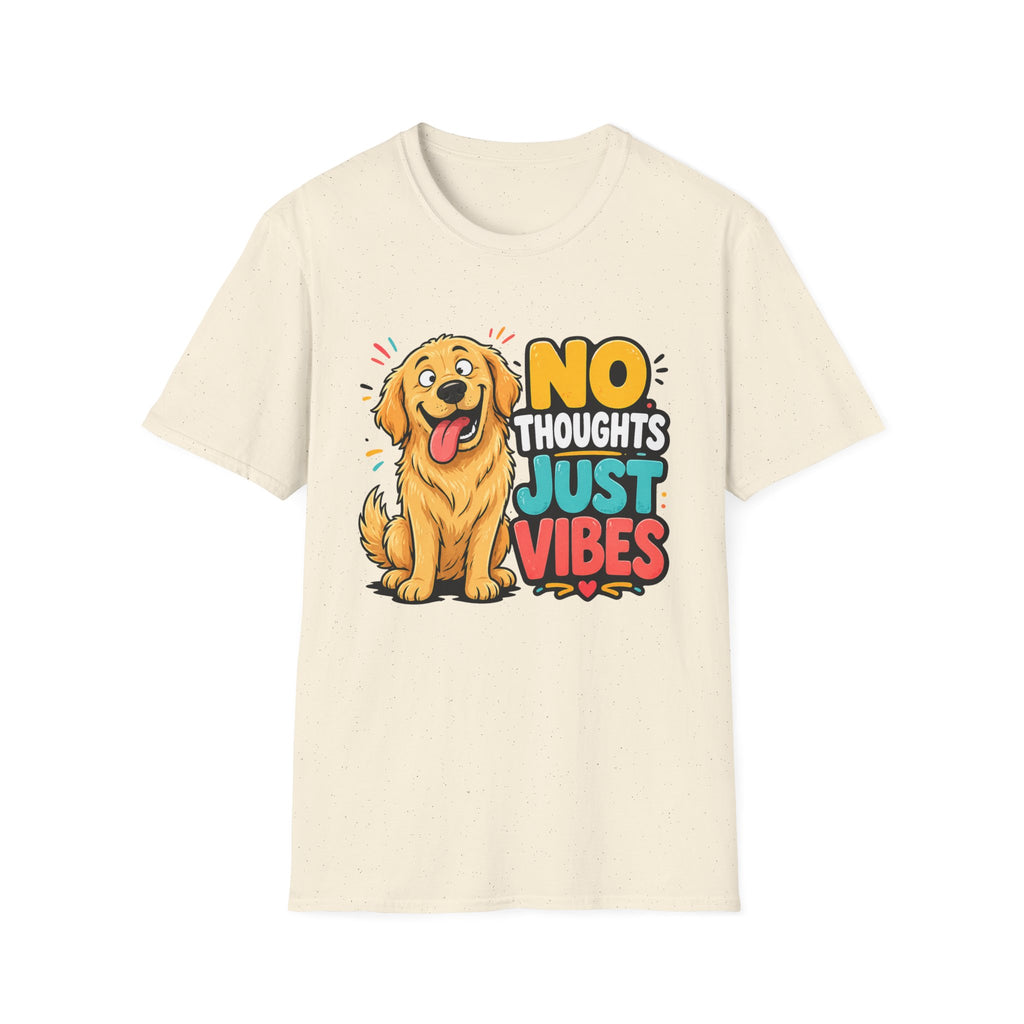 No Thoughts Just Vibes Dog T-Shirt