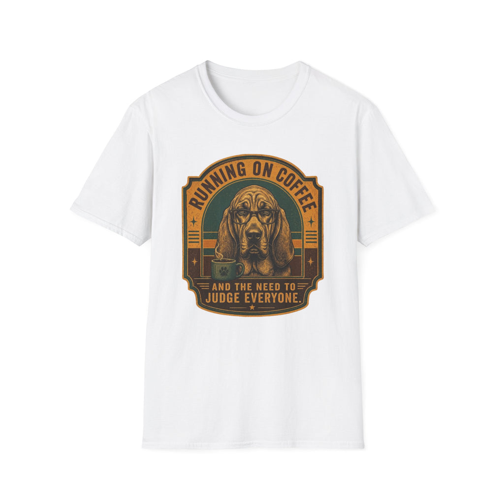 Running on coffee and judgement T-Shirt