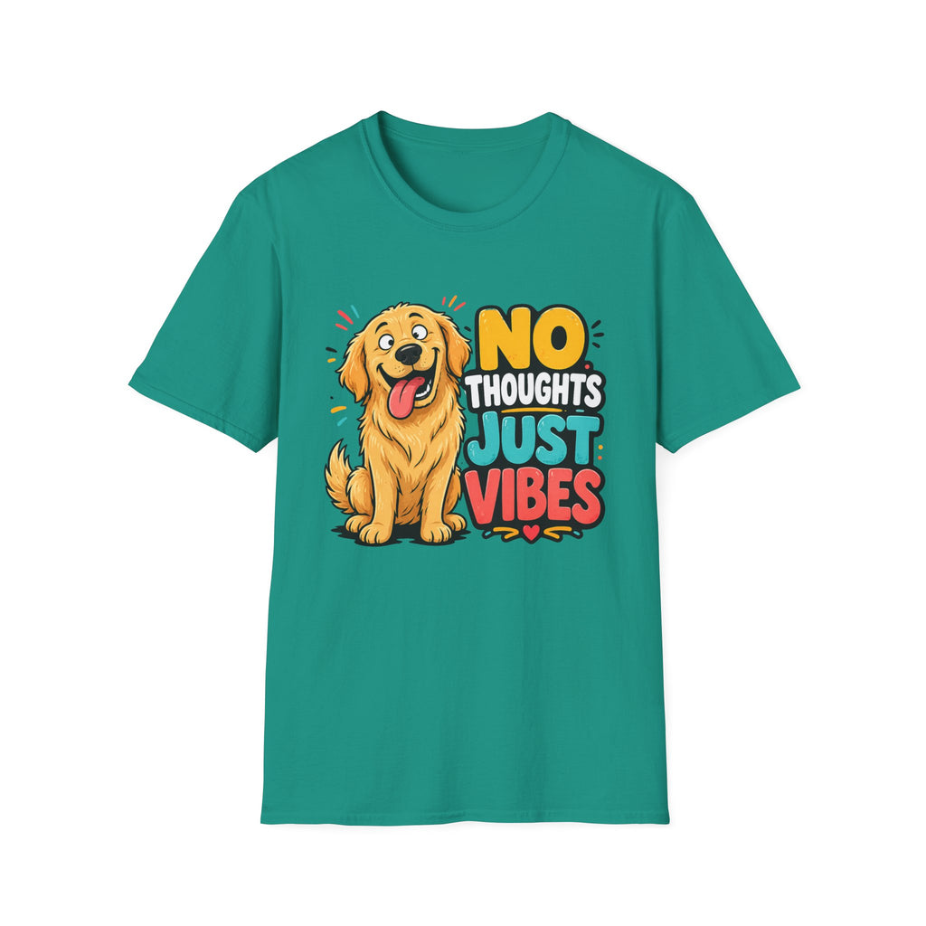 No Thoughts Just Vibes Dog T-Shirt