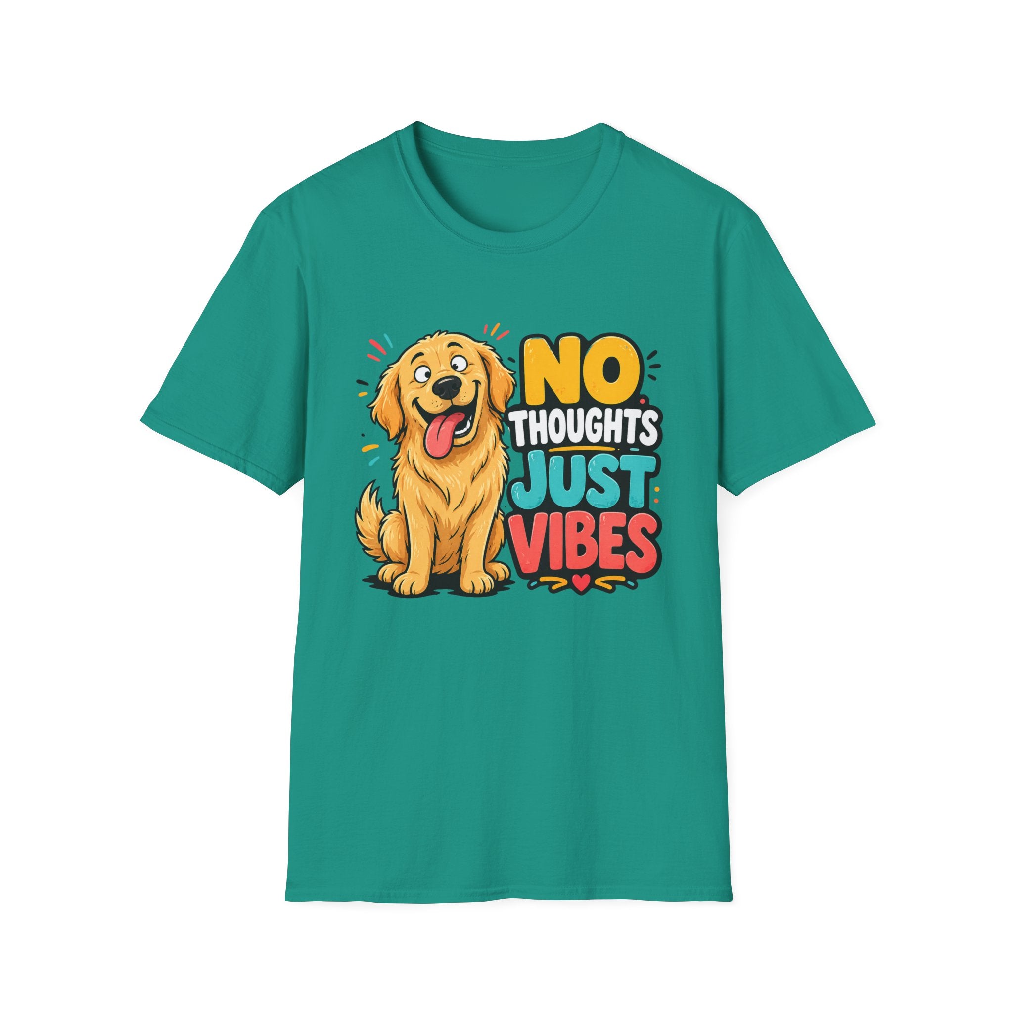 No Thoughts Just Vibes Dog T-Shirt