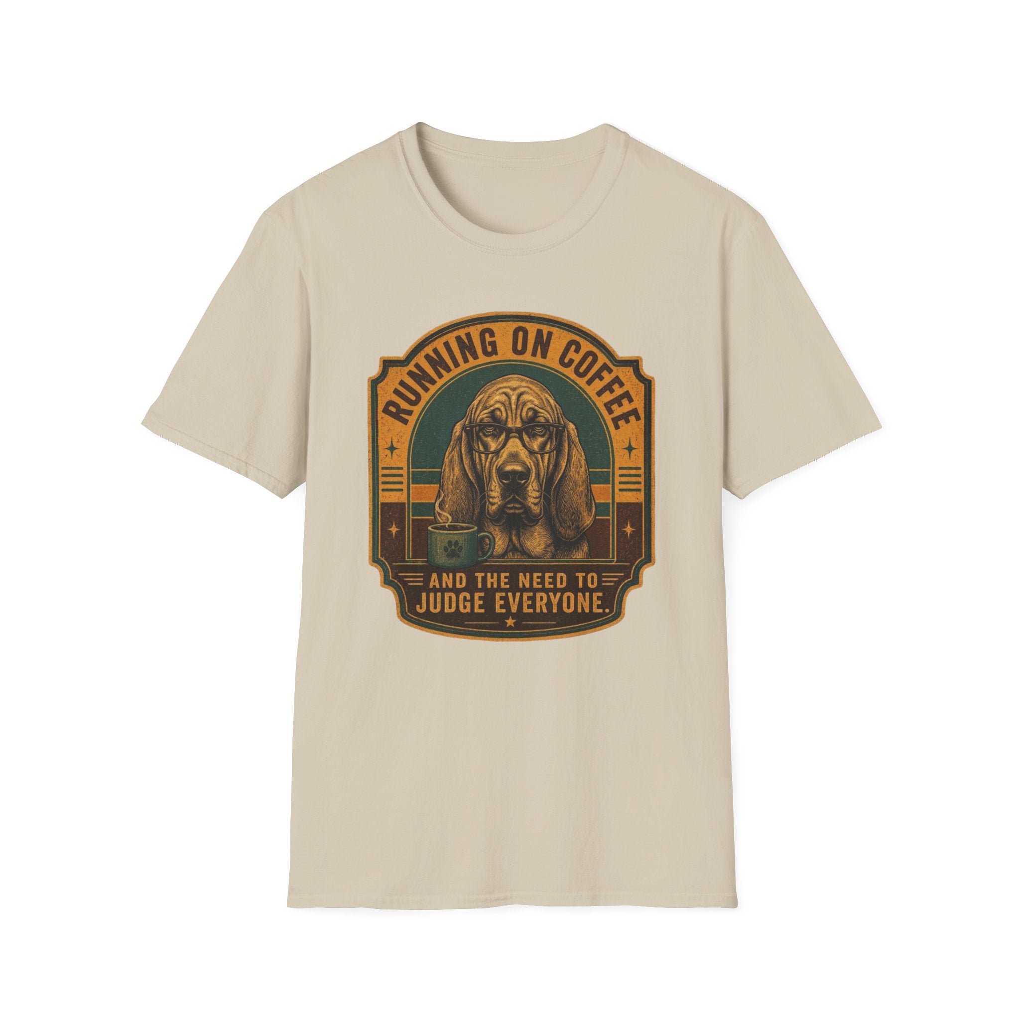Running on coffee and judgement T-Shirt