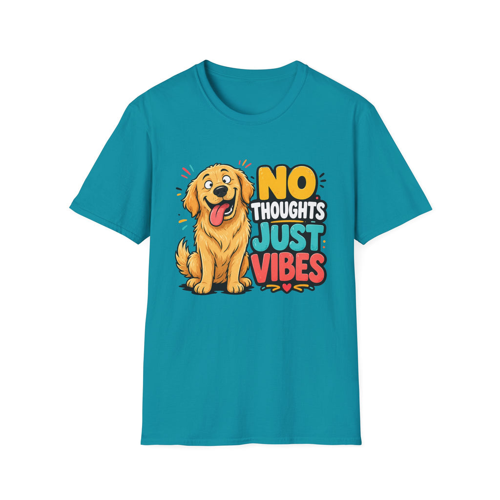 No Thoughts Just Vibes Dog T-Shirt